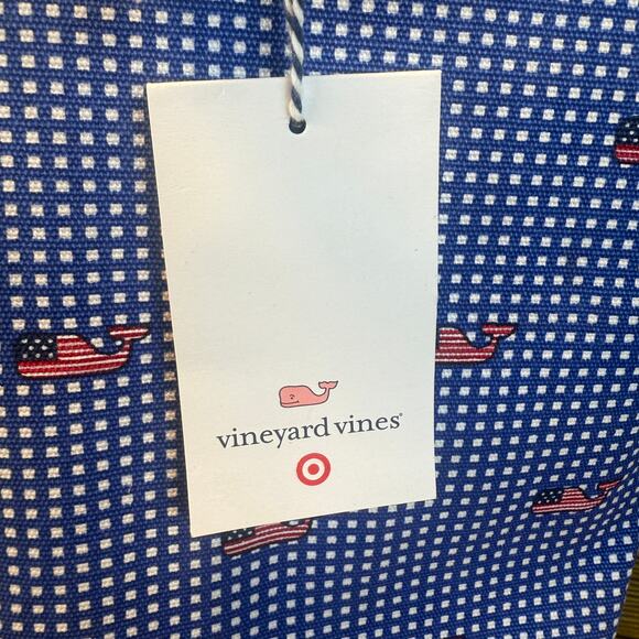 NWT Target's Vineyard Vine Wine Tote Bag Red White Blue Great Gift - Picture 5 of 8